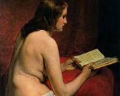 弗朗切斯科 海兹 : Odalisque with Book